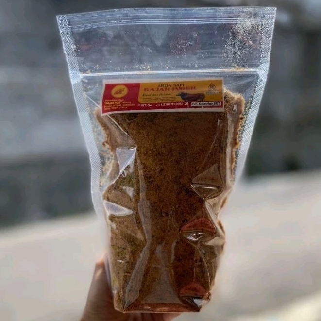 

½KG/500gr ABON SAPI GAJAH INGGIL POUCH