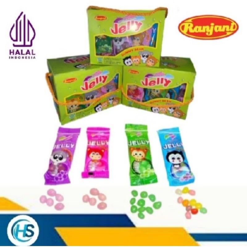 

RANJANI JELLY GUMMY BEAN 1 BOX ISI 30 PCS