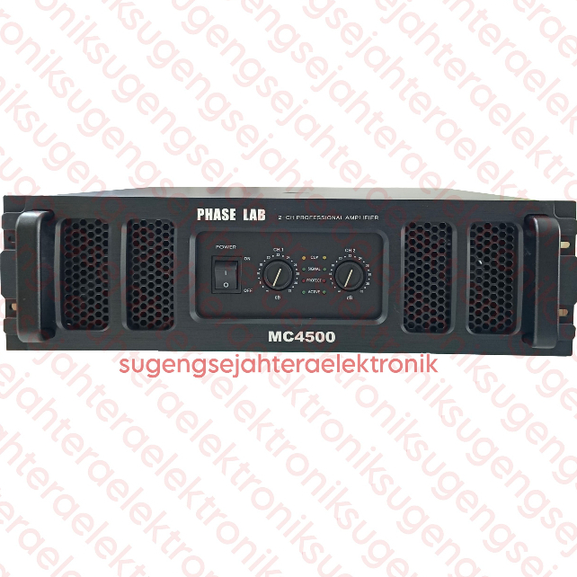 Power Amplifier Phase Lab MC 4500 Class H - 2 Channel Original (Harga sudah termasuk Packing Pallete