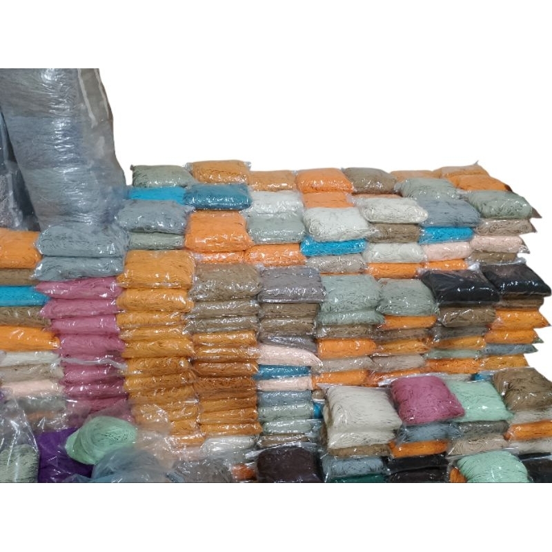 (1bungkus) Tali kur rajut bebas pilih warna 2mm / Benang merajut kur bahan Polyester premium 500gram