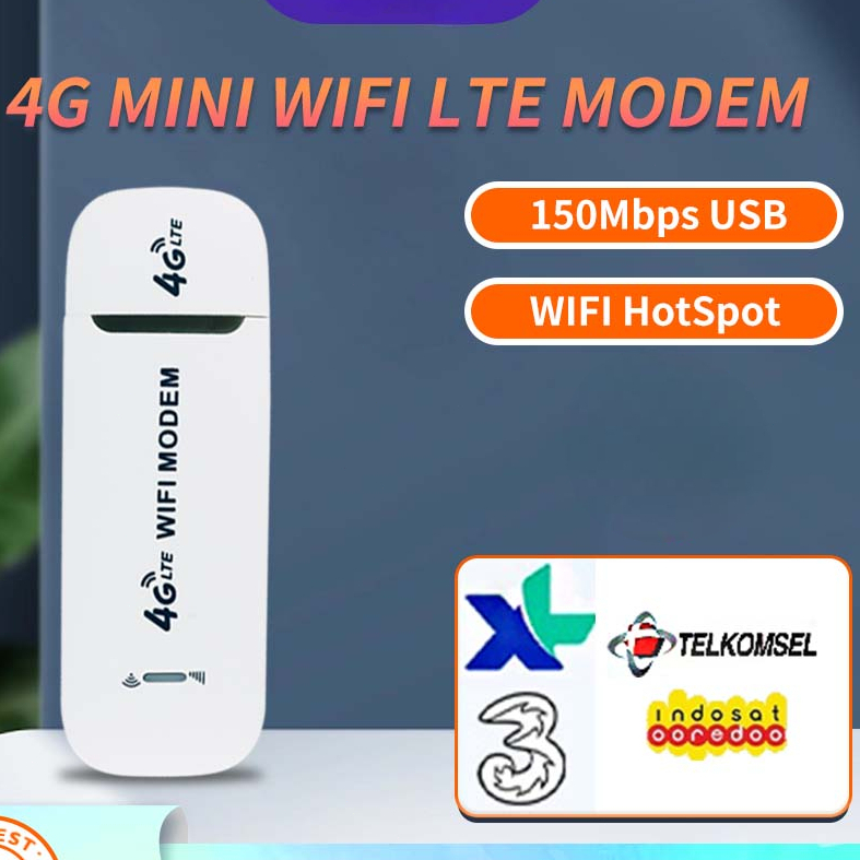 MiFi Modem Wifi Unlock 3G/4G 150Mbps Portable not 500Mbps 4G USB Mobile PC Laptop Ponsel Almost All 