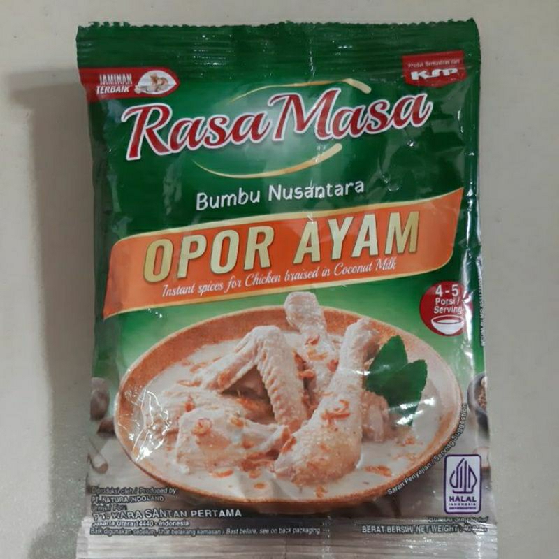 

Rasa Masa "OPOR AYAM" 40 gr (PROMO BELI 1 GRATIS 1)