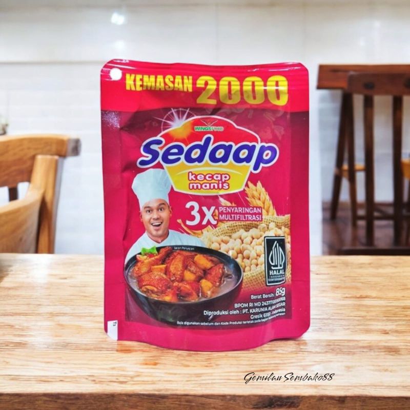 

SEDAAP KECAP MANIS 70 GRAM ( ECERAN RP. 2.000 )