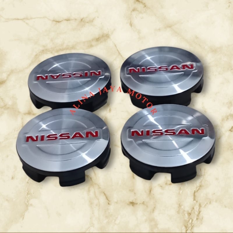 Nissan dop tutup velg roda mobil diameter 5,7 cm