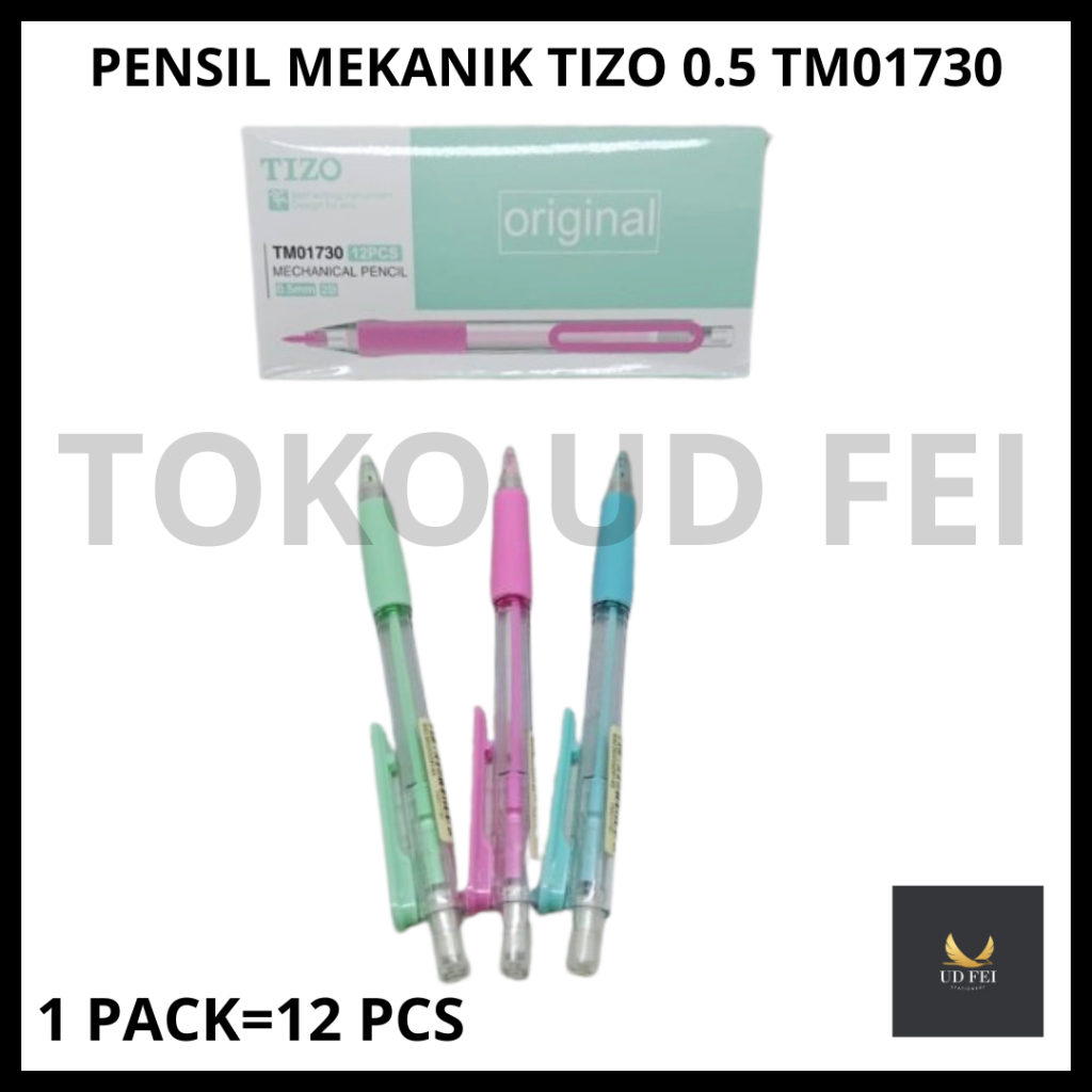 

(1 PACK=12 PCS) PENSIL MEKANIK 0.5 TM01730/ PENSIL MEKANIK 0.5 / MECHANICAL PENCIL 0.5