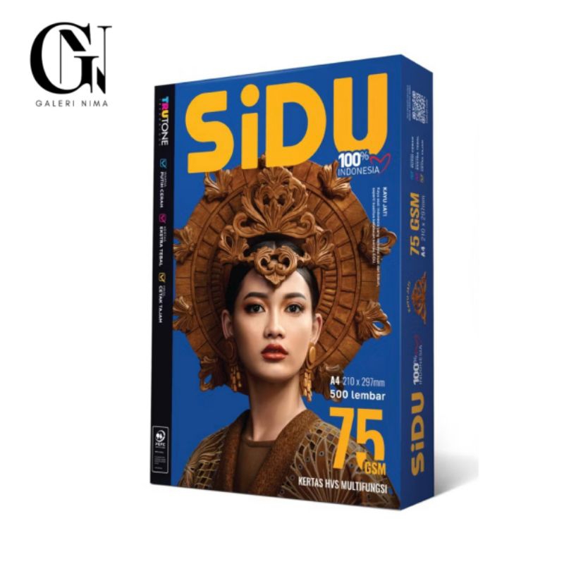 

SIDU Kertas Fotocopy 75 Gram A4