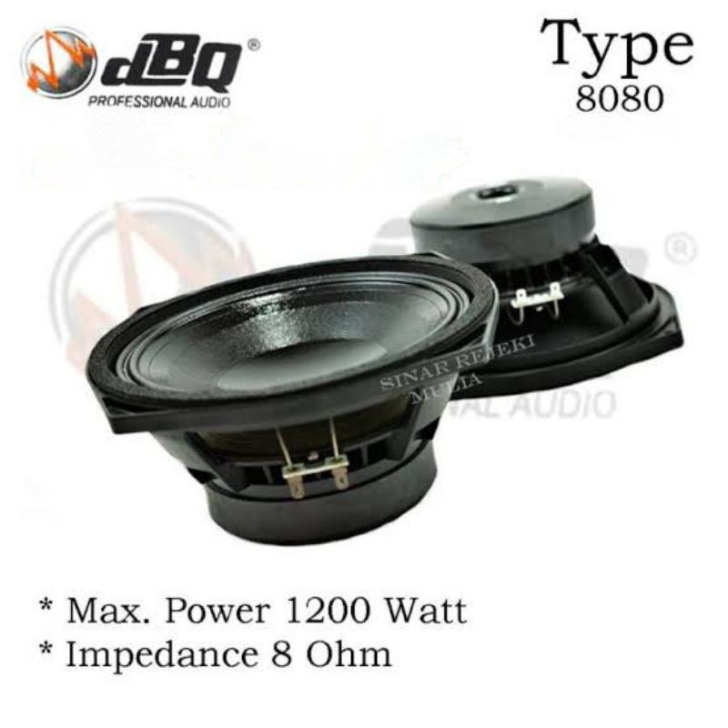 SPEAKER 8in DBQ 8080