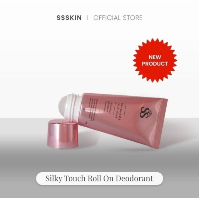 SSSKIN - DEODORANT SILKY TOUCH ROLL ON / SHELLASAUKIA SKINCARE READY ORIGINAL