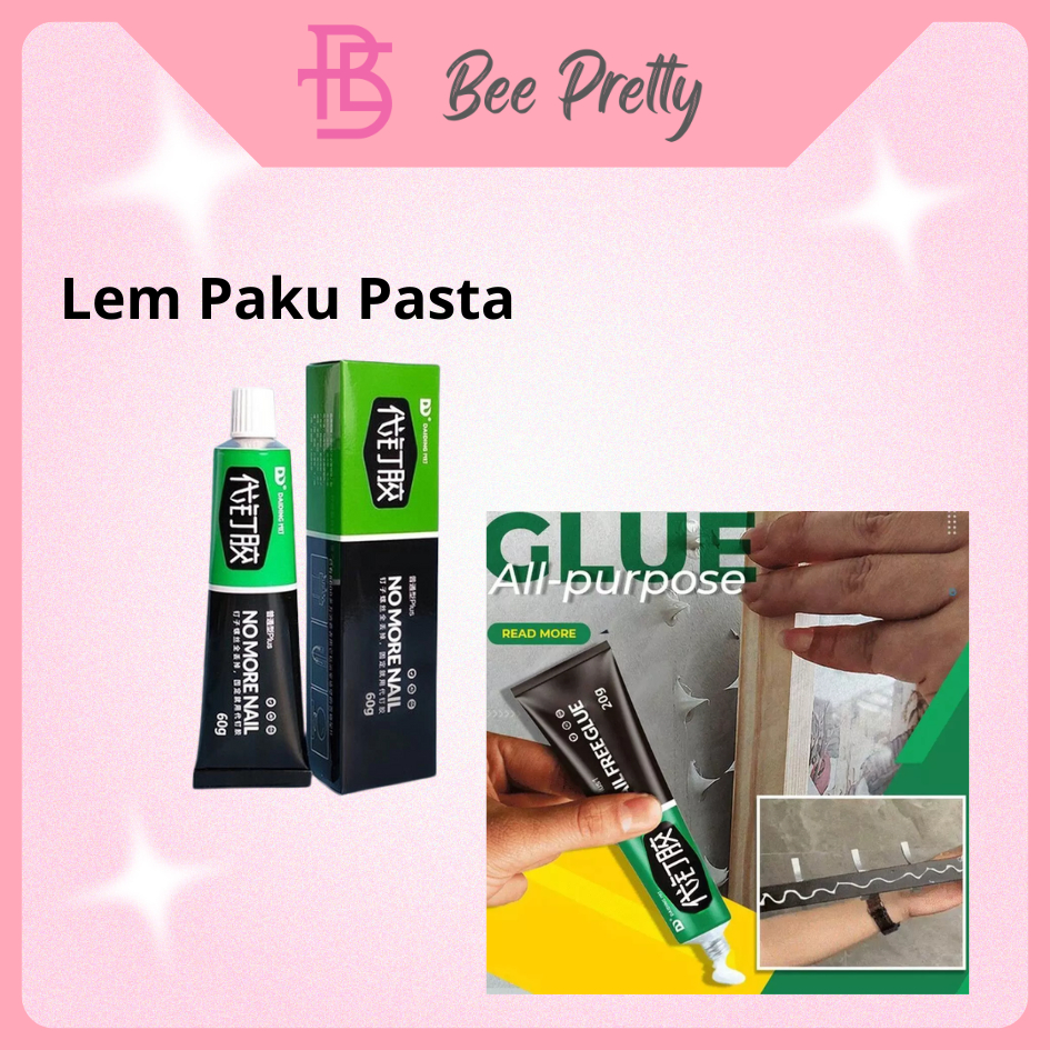 Lem Pengganti Paku Tembok Nail Free Glue Tertell Nail Free Glue Lem Baut Lem Super Kuat Lem Paku