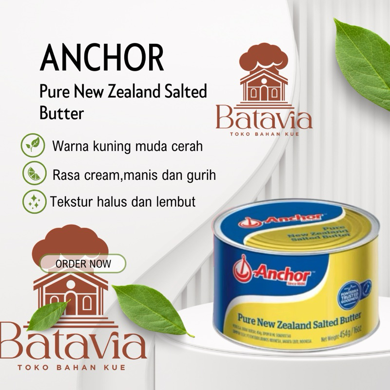 

Anchor Salted Butter 454gr - Mentega Asin New Zealand