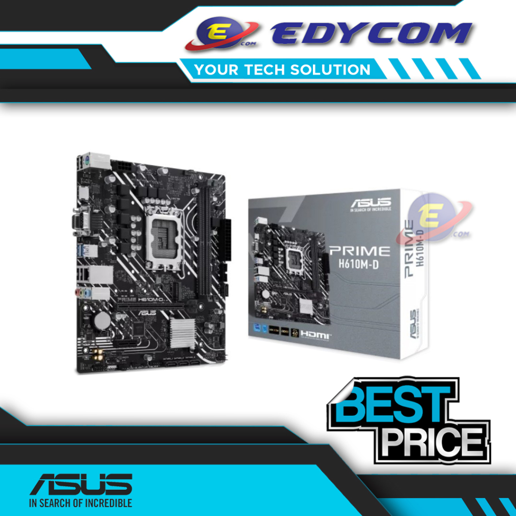 ASUS PRIME H610M-D DDR5 (Intel LGA 1700, H610)