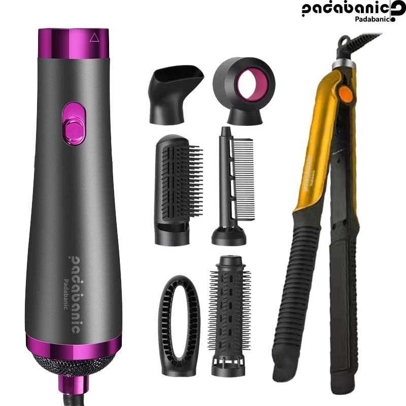[KOMBO BEST DEAL] PADABANIC Alat Pengering Rambut A8 dan Catokan Rambut PADABANIC | Negatif Ion |