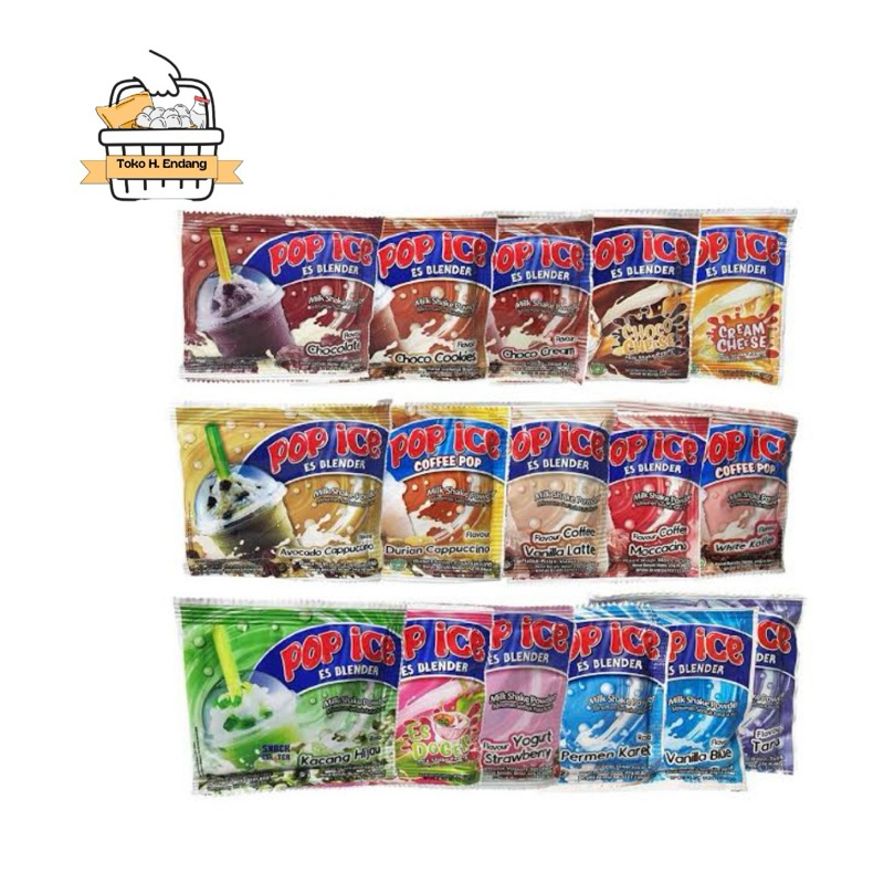 

Pop Ice 25gr - 1 Renceng Isi 10 Pcs, 1 Pak Isi 5 Renceng / Harga Grosir