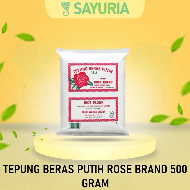 

Tepung Beras Rose Brand 500 Gram