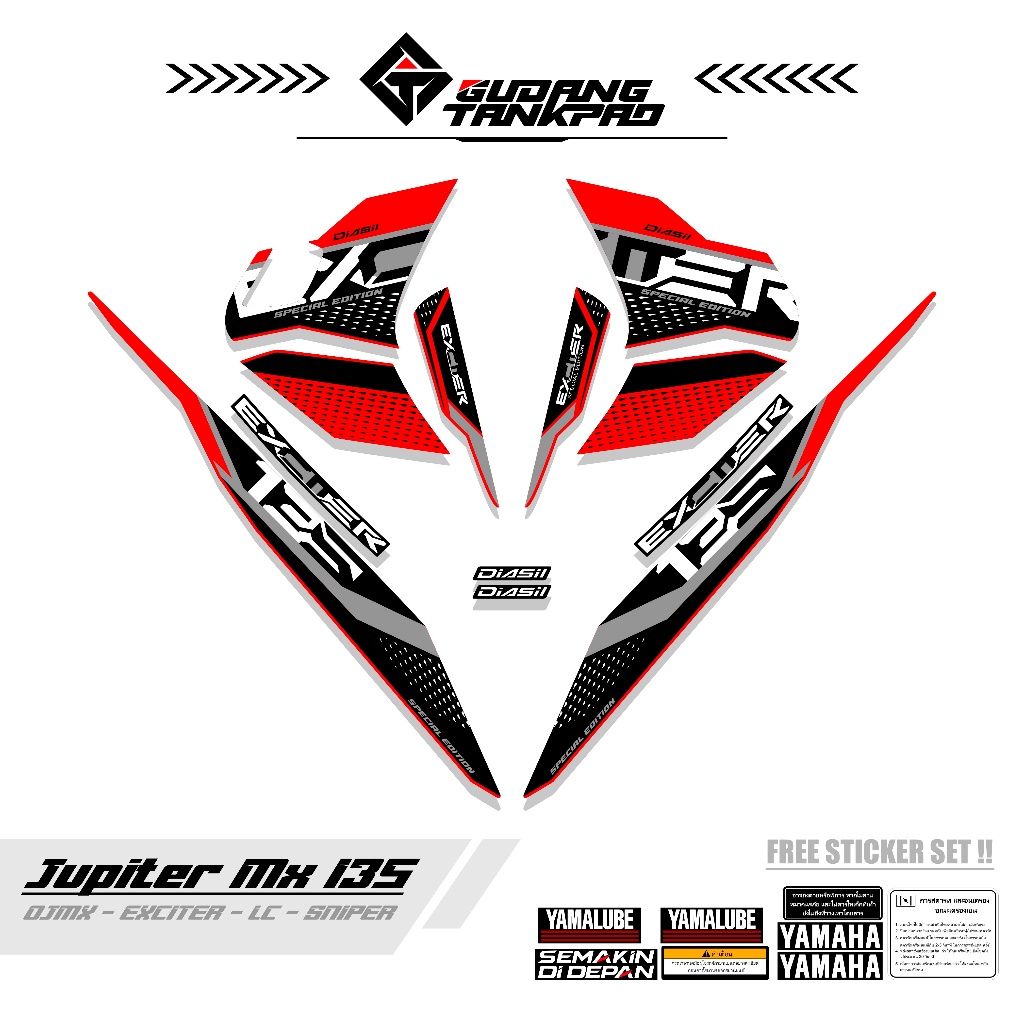 STRIPING MOTOR YAMAHA JUPITER MX OLD 135 / MTF 18 / STIKER STRIPING MX LAMA 135 / STRIPING MX OLD 13