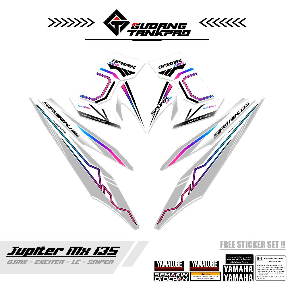 STRIPING MOTOR YAMAHA JUPITER MX OLD 135 / MTF 26 / STIKER STRIPING MX LAMA 135 / STRIPING MX OLD 13