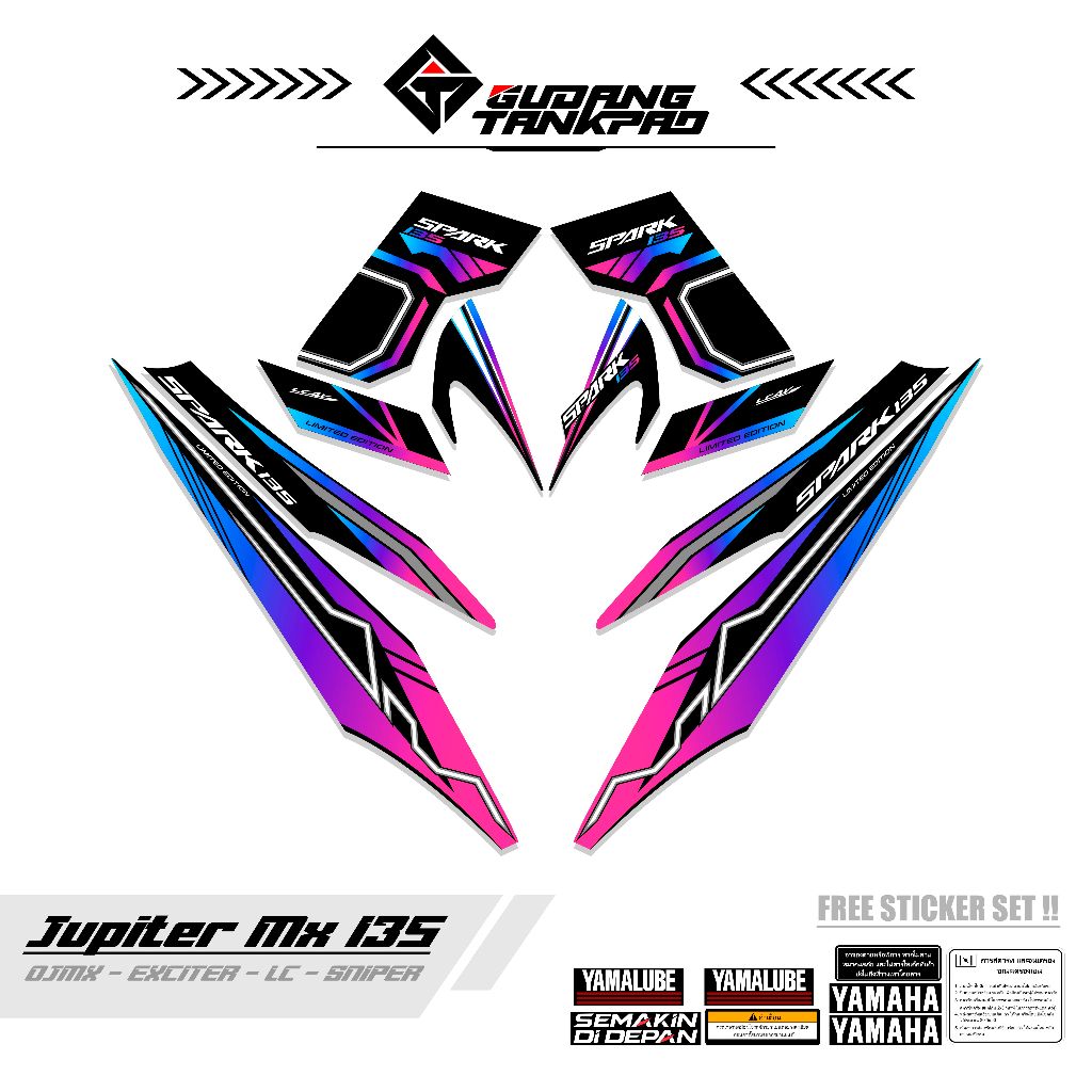 STRIPING MOTOR YAMAHA JUPITER MX OLD 135 / MTF 27 / STIKER STRIPING MX LAMA 135 / STRIPING MX OLD 13