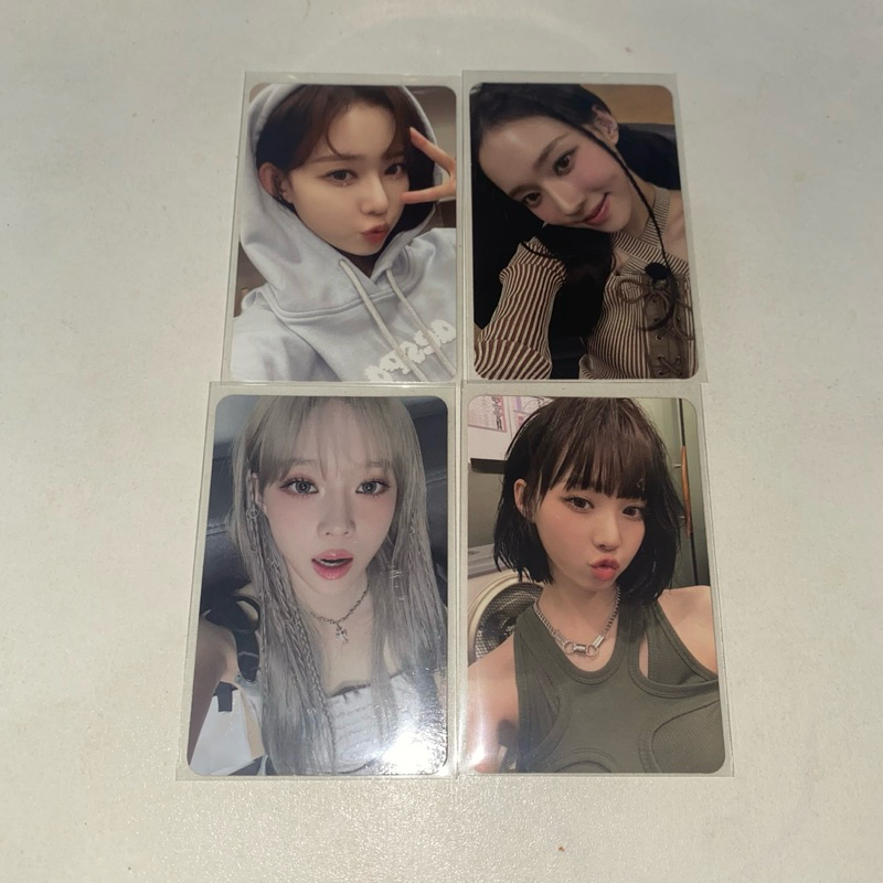 photocard official winter aespa hoodie photopack pout smini got