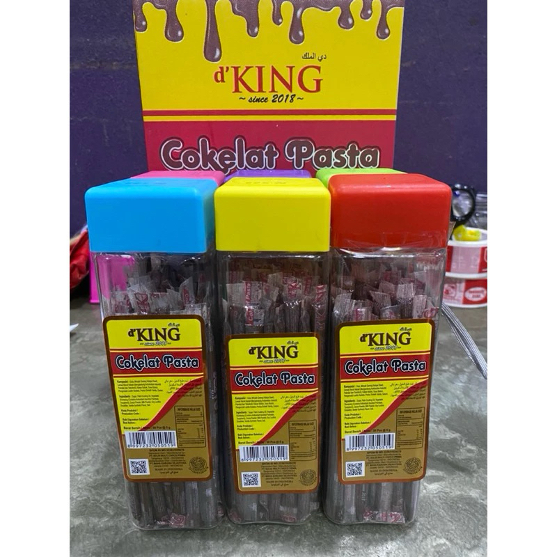 

1 Toples (Isi 50 Pcs) Cokelat Pasta d’king