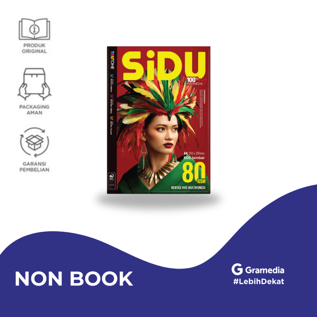 

Kertas HVS A4 80 GSM SiDU - Gramedia Jember