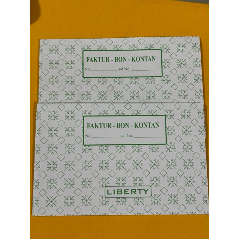 

Bon Faktur/ Nota Rangkap 2 1 pcs merek Liberty
