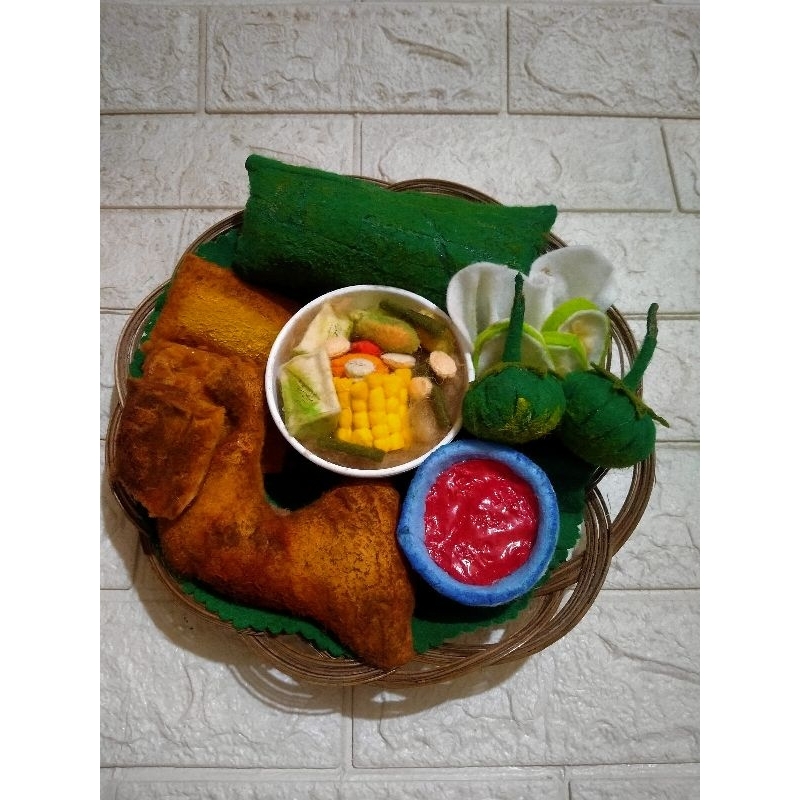 replika nasi timbel flanel