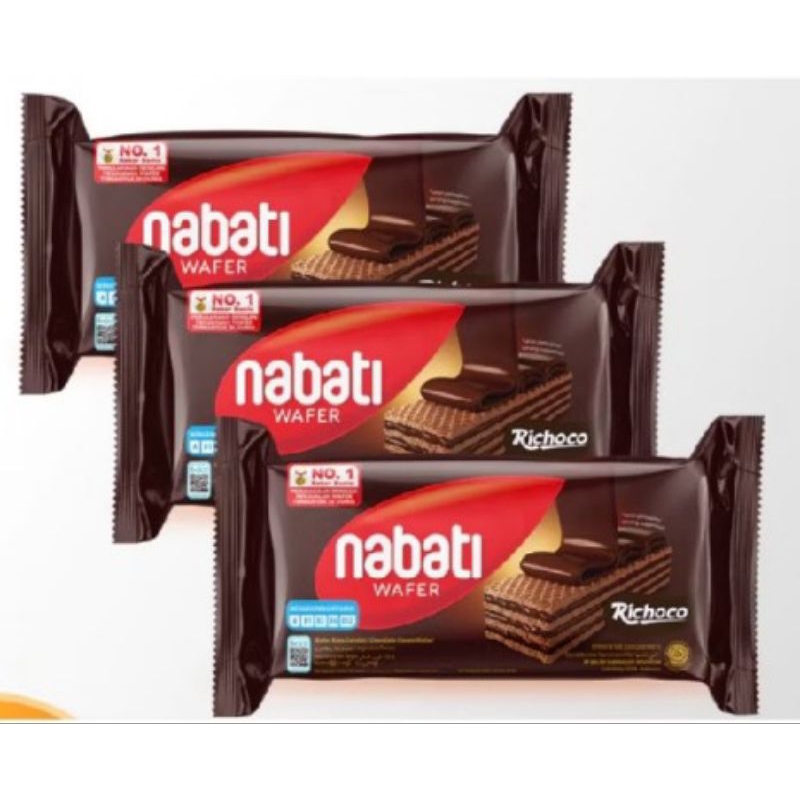 

Richeese nabati wafer coklat 110gr