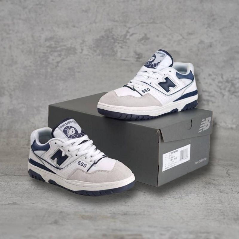 Sneakers NB 550 White Navy | New Balance 550 White Navy "BNIB" [Septu Shop]