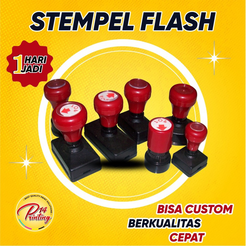 STEMPEL FLASH | STEMPEL CUSTOM | STEMPEL NAMA | STEMPEL PERUSAHAAN