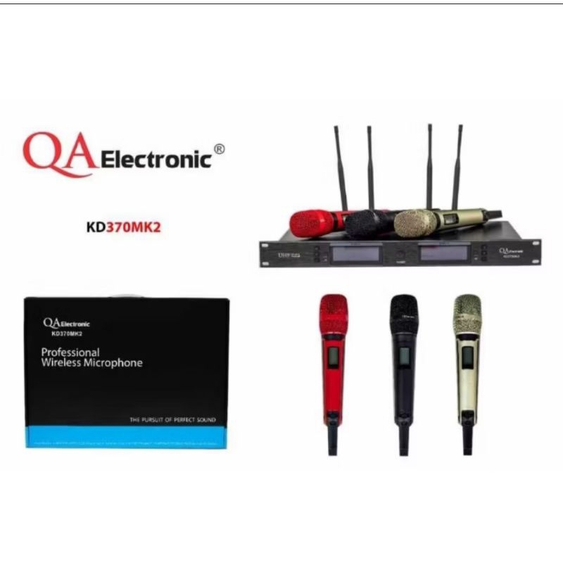 Mic Wireless QA Electronic KD 370 Original Kd370 BY Rdw