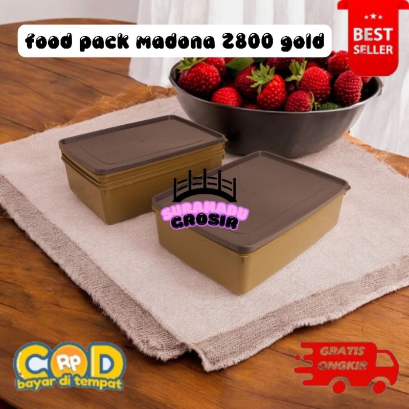 [SG] 1 lusin food pack madona 2800 bening gold