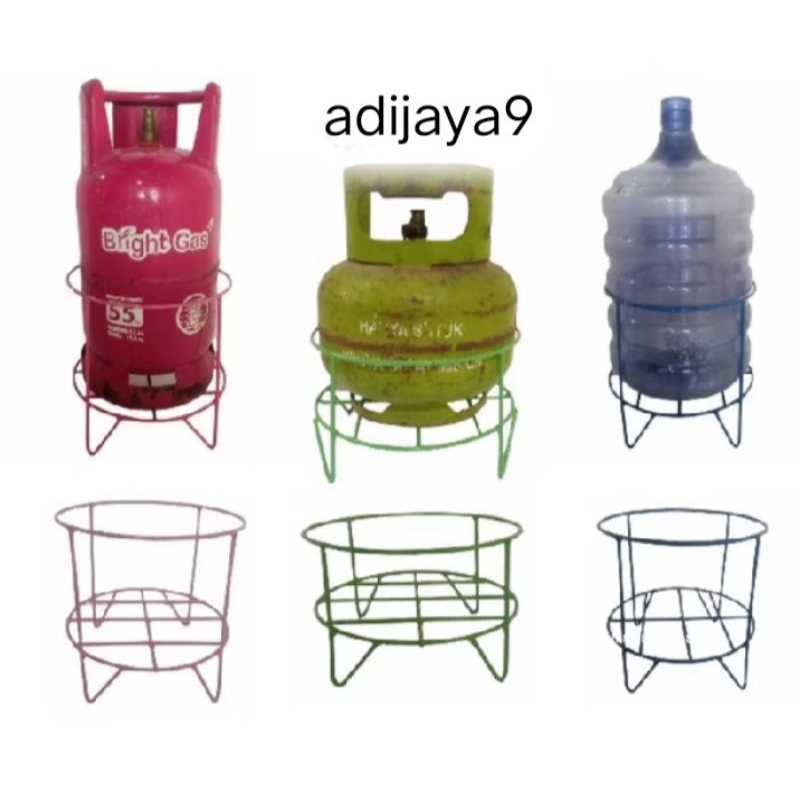 Rak Besi Tempat Gas 3 Kg / Standing Gas Melon