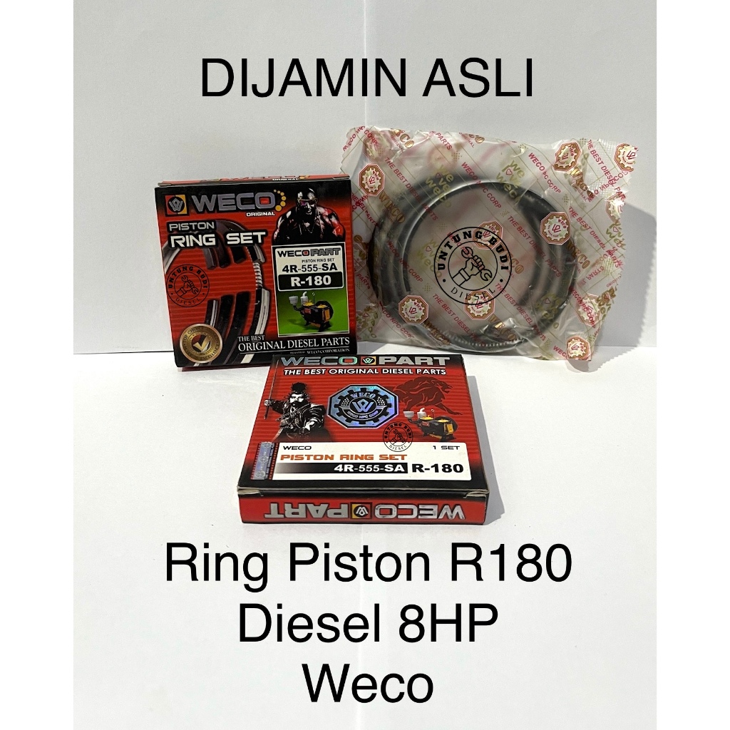 Ring Piston R180 4 Ring Weco Ring Seker Seher Diesel 8HP