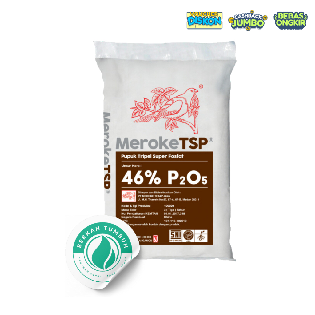 PUPUK MEROKE TSP 46% REPACK 2KG