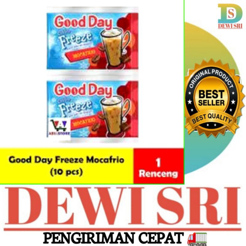 

1Renteng Kopi GOOD DAY FREEZE (isi : 10Bungkus).