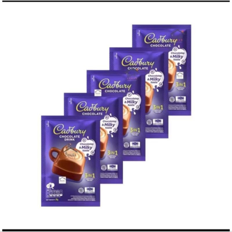 

5 SACHET CADBURY CHOCOLATE DRINK 3IN1 ( 30gr x 5)