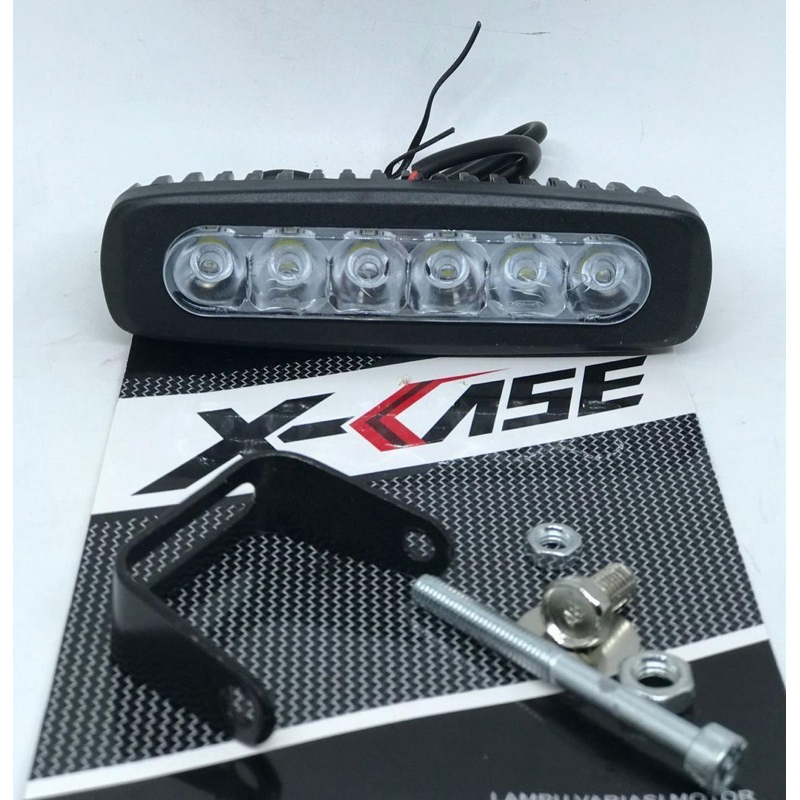 Lampu tembak variasi LED putih dan kuning untuk semua motor