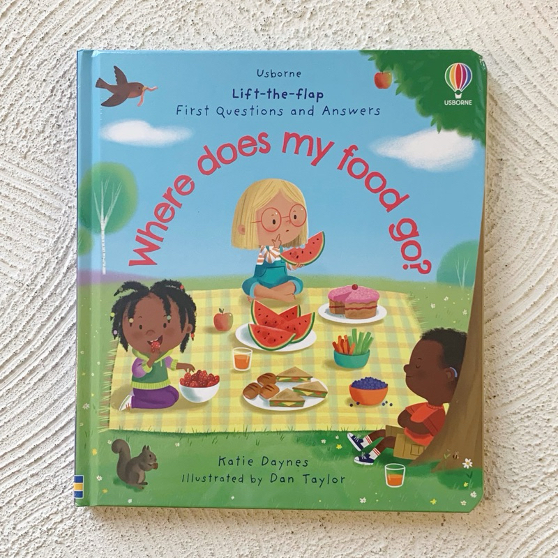 Usborne LTF First QnA : Where Does My Food Go? [ New • sealed ]