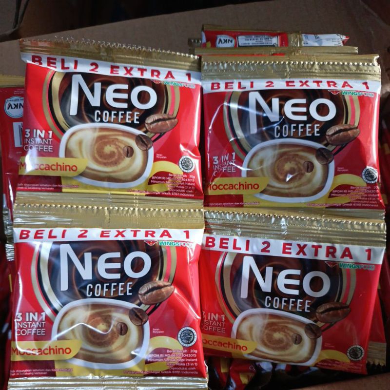 

Neo coffe 20g 1 Renceng isi 15 sachet