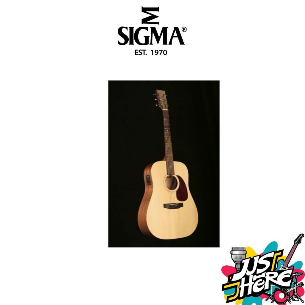 Akustik Electrik Gitar Sigma DME Dreadnought Natural