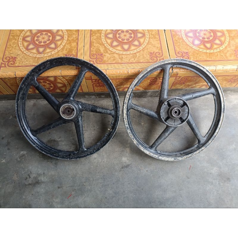 VELG ENKEI ORIGINAL SUZUKI PNP SATRIA LUMBA TROMOL SMASH SHOGUN TORNADO  DAN BEBEK SUZUKI LAINYA