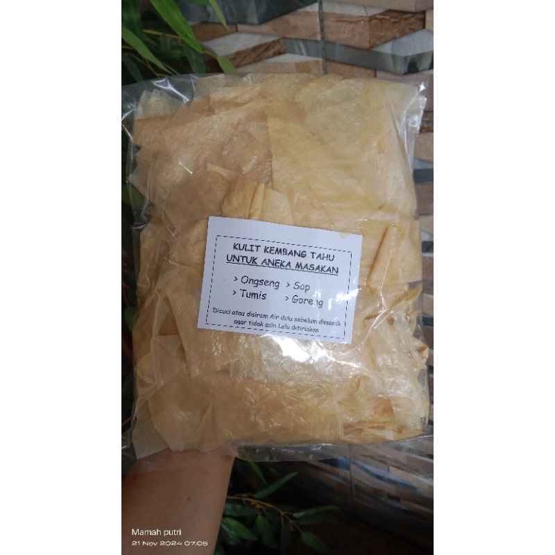 

kembang tahu kering kemasan ekonomis uk 200 gram