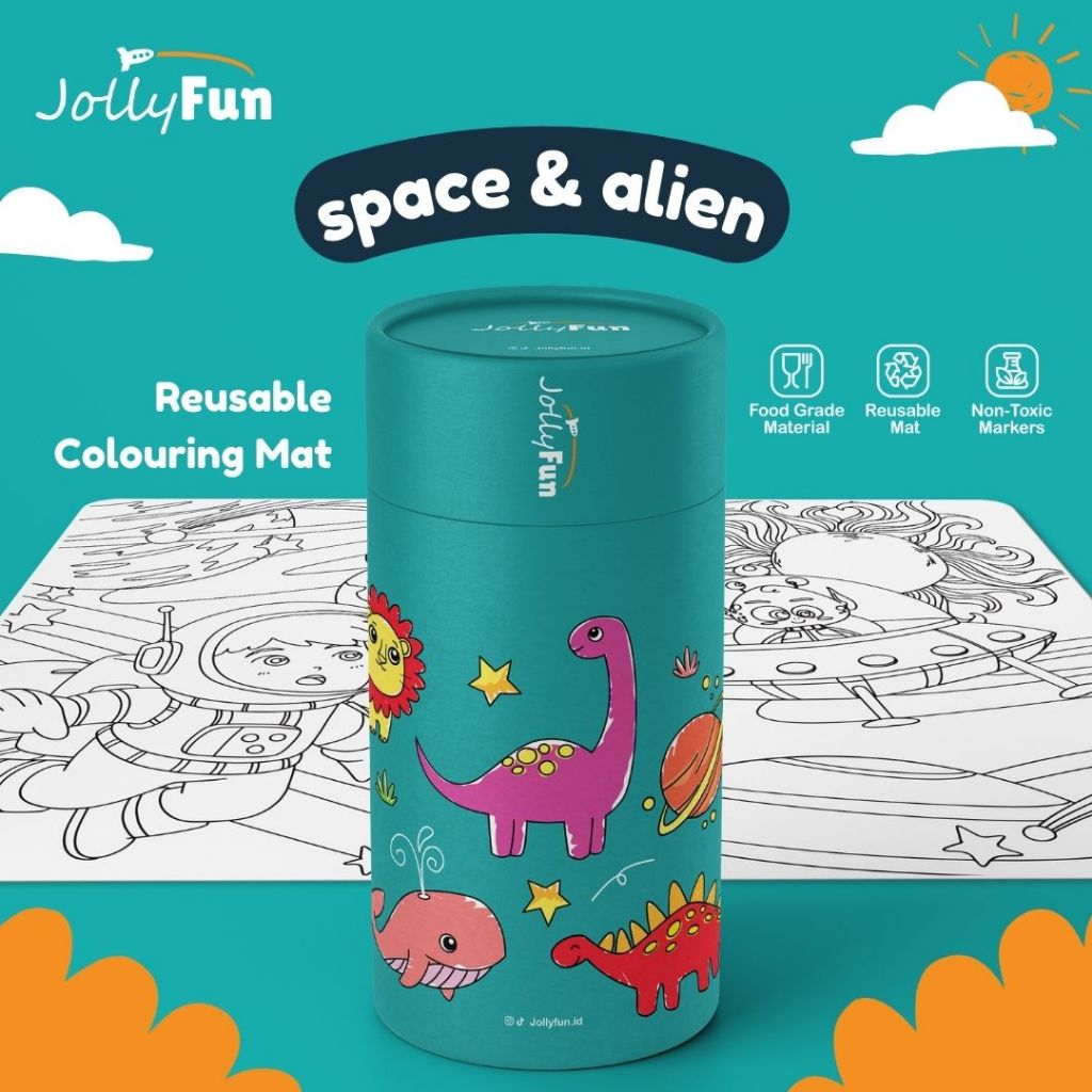 

Jolly Fun - Space & Alien ( Tube Painting Mat )