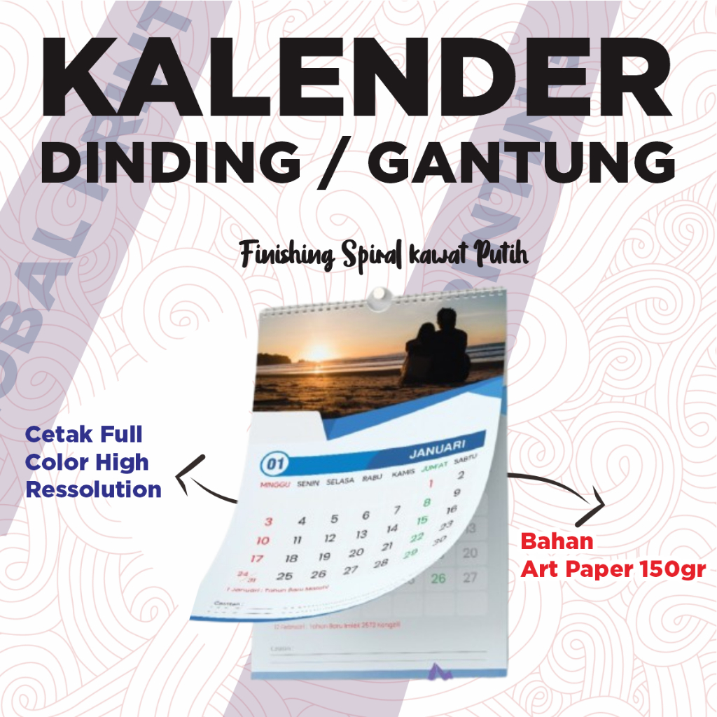 

Kalender Dinding Custom FREE DESIGN MURAH 2025