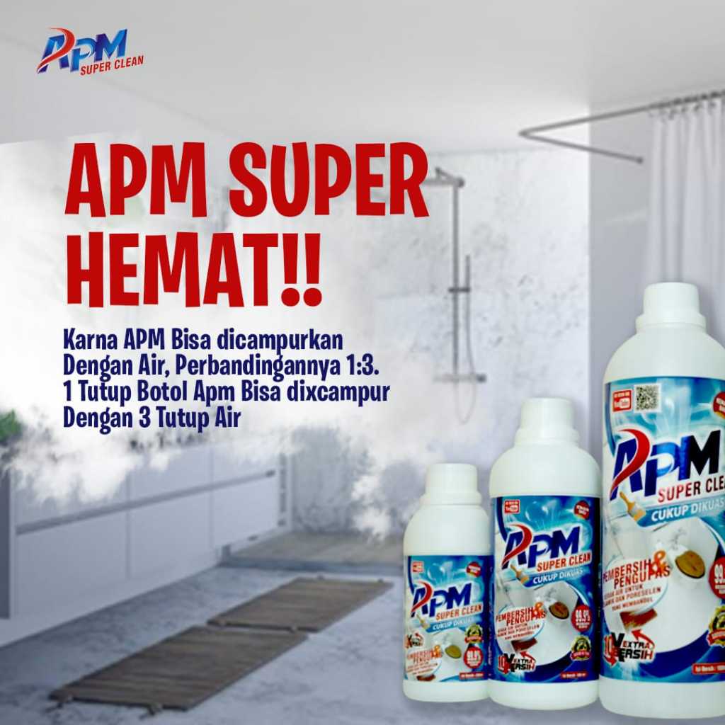 [MURAH] Pembersih Kerak Kamar Mandi APM Super Clean