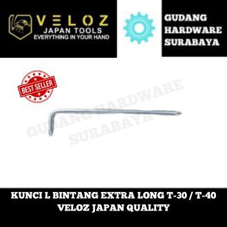 KUNCI L BINTANG EXTRA LONG T-30 / T-40 VELOZ JAPAN QUALITY