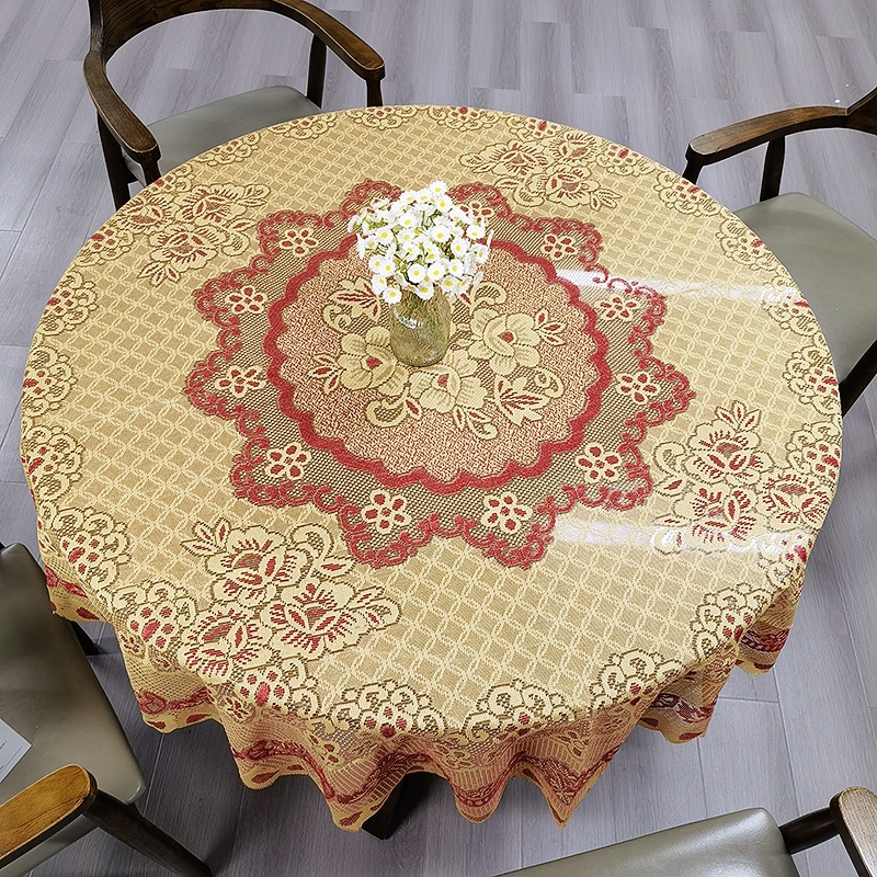 Meja Vintage Lace Napkin Kain Piknik Serbet Taplak Meja Dekorasi Modern Home Diameter 180cm / Taplak