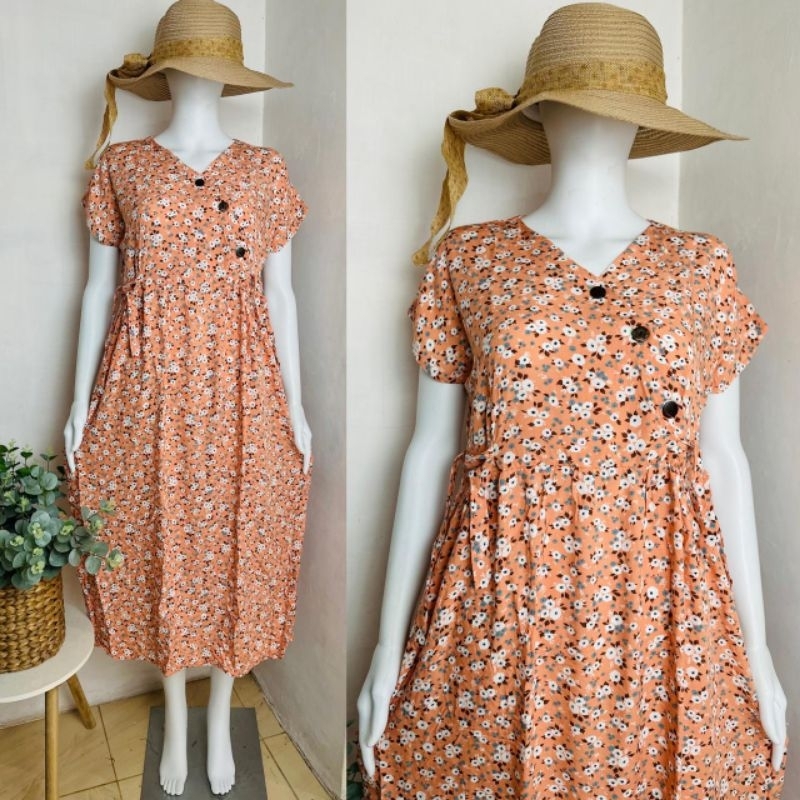 kimono panjang home dress rayon busui