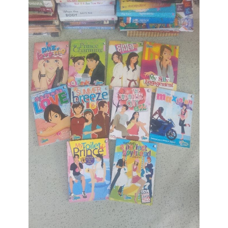 Varian Novel TeenLit Popular; Pliz, Love Me, Princess Charming, Cinta vs Cinta, My Silly Engagement,