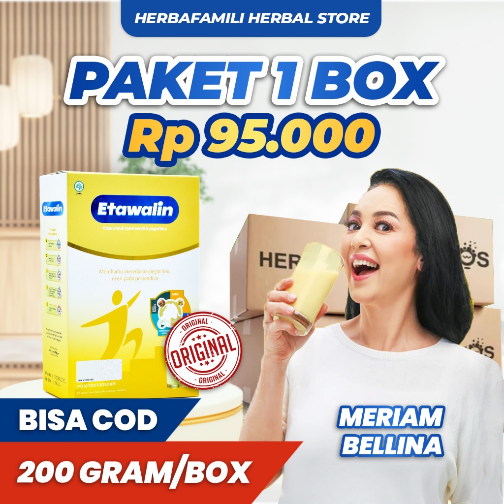

ETAWALIN 100% ORIGINAL | Susu Kambing Ori Official Store Asli Cara Ampuh Cepat Atasi Nyeri Sendi Secara Alami Aman Tanpa Efek Samping Etawalin Etawalin – Susu Kambing Etawa Tingkatkan Kepadatan & Kesehatan Tulang Sendi Susu Anti Pengapuran Sendi
